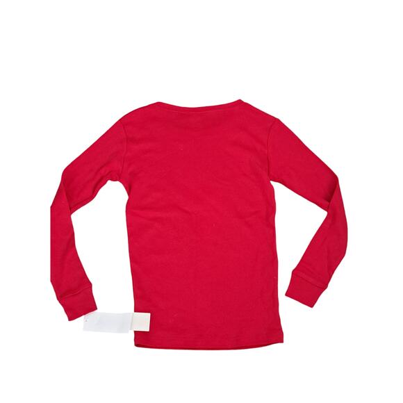 Leveret Girls Red Pink Heart Long Sleeve Casual Lounge Top  Size 10  NWT - Picture 5 of 5